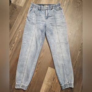 Dollhouse You Are Beautiful Jogger Jeans. Size Large 30x28. Super Cute!!!